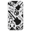 Заказать чехол для iPhone 4/4S в Москве. Чехол для iPhone 4 глянцевый, с полной запечаткой Музыка от Елена Гришина - готовые дизайны и нанесение принтов.