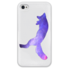 Заказать чехол для iPhone 4/4S в Москве. Чехол для iPhone 4 глянцевый, с полной запечаткой Space animals от FireFoxa - готовые дизайны и нанесение принтов.