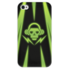 Заказать чехол для iPhone 4/4S в Москве. Чехол для iPhone 4 глянцевый, с полной запечаткой Skull от Дмитрий - готовые дизайны и нанесение принтов.