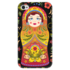 Заказать чехол для iPhone 4/4S в Москве. Чехол для iPhone 4 глянцевый, с полной запечаткой Матрёшка от Ирина - готовые дизайны и нанесение принтов.