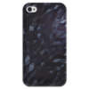 Заказать чехол для iPhone 4/4S в Москве. Чехол для iPhone 4 глянцевый, с полной запечаткой Black lowpoly от Юлька Мега - готовые дизайны и нанесение принтов.