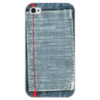 Заказать чехол для iPhone 4/4S в Москве. Чехол для iPhone 4 глянцевый, с полной запечаткой Джинса от Hardgott - готовые дизайны и нанесение принтов.
