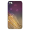 Заказать чехол для iPhone 4/4S в Москве. Чехол для iPhone 4 глянцевый, с полной запечаткой Снежная фантазия от Ирина - готовые дизайны и нанесение принтов.