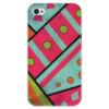 Заказать чехол для iPhone 4/4S в Москве. Чехол для iPhone 4 глянцевый, с полной запечаткой Яркая геометрия от Ordwen - готовые дизайны и нанесение принтов.