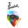 Заказать чехол для iPhone 4/4S в Москве. Чехол для iPhone 4 глянцевый, с полной запечаткой Sprintink от Octopuslabel - готовые дизайны и нанесение принтов.