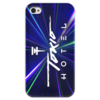 Заказать чехол для iPhone 4/4S в Москве. Чехол для iPhone 4 глянцевый, с полной запечаткой Tokio Hotel от cornel - готовые дизайны и нанесение принтов.