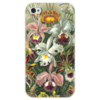 Заказать чехол для iPhone 4/4S в Москве. Чехол для iPhone 4 глянцевый, с полной запечаткой Орхидеи (Orchideae, Ernst Haeckel) от Apfelbaum - готовые дизайны и нанесение принтов.