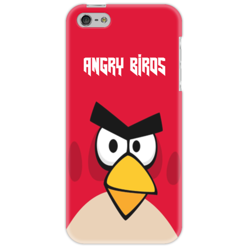 Заказать чехол для iPhone 5/5S в Москве. Чехол для iPhone 5 Angry Birds (Terence) от Аня Лукьянова - готовые дизайны и нанесение принтов.
