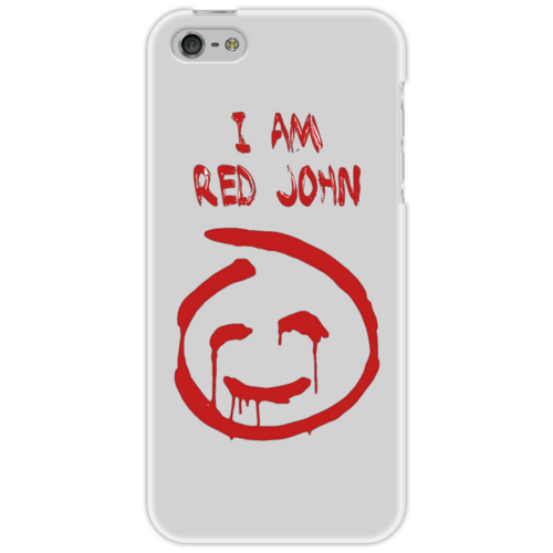 Заказать чехол для iPhone 5/5S в Москве. Чехол для iPhone 5 Смайлик Red John (The Mentalist) от maks - готовые дизайны и нанесение принтов.