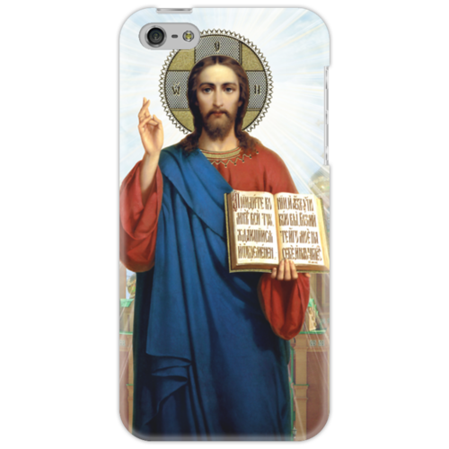 Заказать чехол для iPhone 5/5S в Москве. Чехол для iPhone 5 Отче наш от god - готовые дизайны и нанесение принтов.