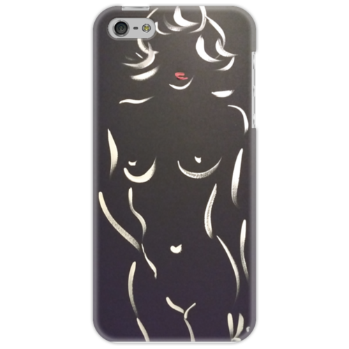 Заказать чехол для iPhone 5/5S в Москве. Чехол для iPhone 5 Силуэт от rikart - готовые дизайны и нанесение принтов.