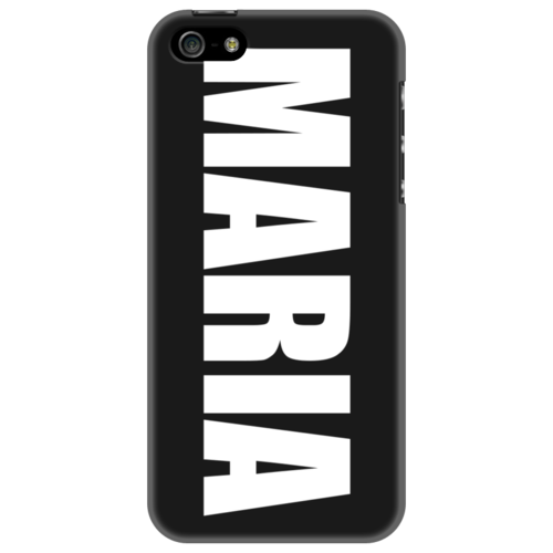 Заказать чехол для iPhone 5/5S в Москве. Чехол для iPhone 5 с именем Мария от osa92 - готовые дизайны и нанесение принтов.