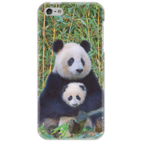 Заказать чехол для iPhone 5/5S в Москве. Чехол для iPhone 5 Панды от Татьяна - готовые дизайны и нанесение принтов.