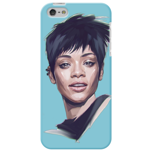 Заказать чехол для iPhone 5/5S в Москве. Чехол для iPhone 5 Rihanna от kreed - готовые дизайны и нанесение принтов.