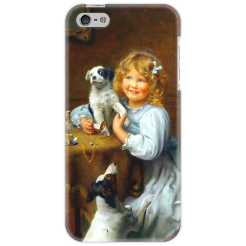 Заказать чехол для iPhone 5/5S в Москве. Чехол для iPhone 5 Картина Артура Элсли (1860-1952) от Apfelbaum - готовые дизайны и нанесение принтов.