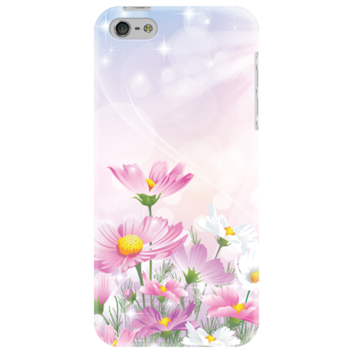 Заказать чехол для iPhone 5/5S в Москве. Чехол для iPhone 5 Цветочки от Ирина - готовые дизайны и нанесение принтов.