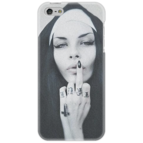 Заказать чехол для iPhone 5/5S в Москве. Чехол для iPhone 5 Nun - 1 от Vladec11 - готовые дизайны и нанесение принтов.