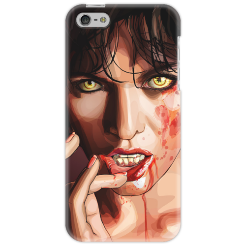 Заказать чехол для iPhone 5/5S в Москве. Чехол для iPhone 5 zombie girl  от likuemm - готовые дизайны и нанесение принтов.
