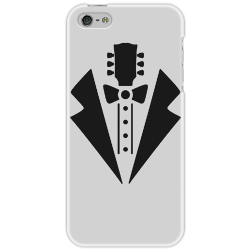 Заказать чехол для iPhone 5/5S в Москве. Чехол для iPhone 5 гитара-галстук от queen  - готовые дизайны и нанесение принтов.