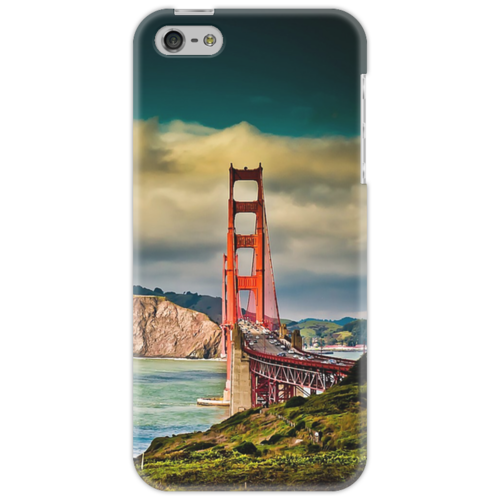 Заказать чехол для iPhone 5/5S в Москве. Чехол для iPhone 5 Сан-Франциско от skiwyy - готовые дизайны и нанесение принтов.