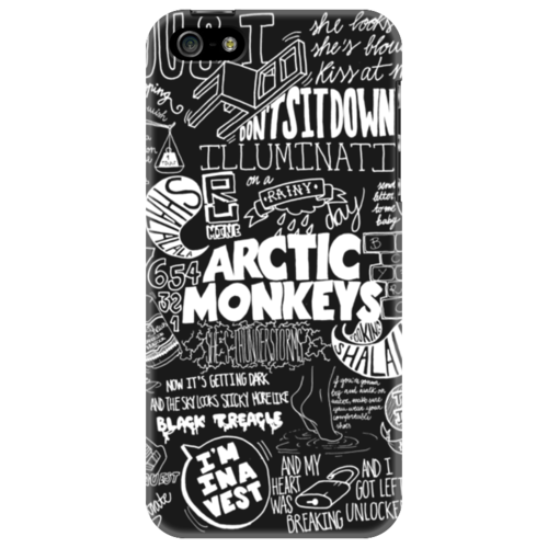 Заказать чехол для iPhone 5/5S в Москве. Чехол для iPhone 5 Arctic Monkeys  от geekbox - готовые дизайны и нанесение принтов.