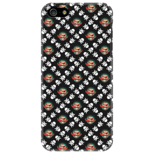 Заказать чехол для iPhone 5/5S в Москве. Чехол для iPhone 5 Бармалей от Аня Лукьянова - готовые дизайны и нанесение принтов.