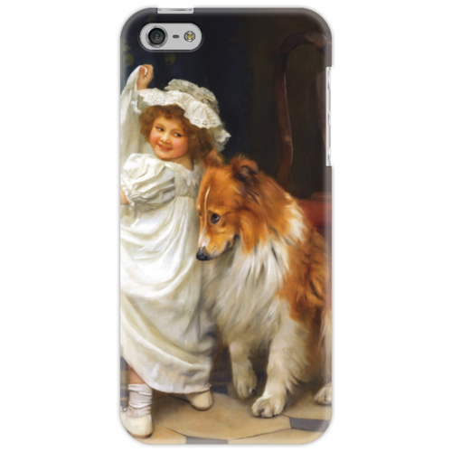 Заказать чехол для iPhone 5/5S в Москве. Чехол для iPhone 5 Картина Артура Элсли (1860-1952) от Apfelbaum - готовые дизайны и нанесение принтов.