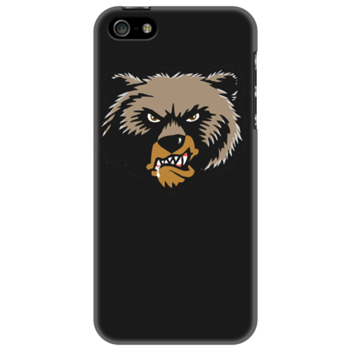 Заказать чехол для iPhone 5/5S в Москве. Чехол для iPhone 5 Медведь от Fil6 - готовые дизайны и нанесение принтов.
