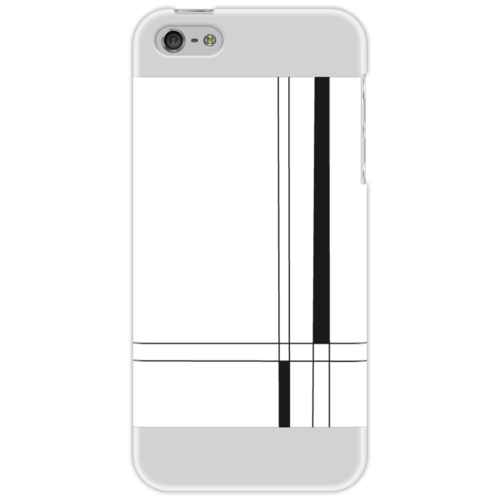 Заказать чехол для iPhone 5/5S в Москве. Чехол для iPhone 5 Линии в пространстве от Disignshop - готовые дизайны и нанесение принтов.