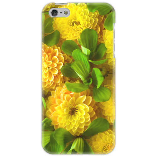 Заказать чехол для iPhone 5/5S в Москве. Чехол для iPhone 5 цветы от annet0897 - готовые дизайны и нанесение принтов.