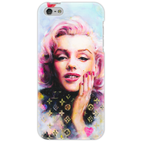 Заказать чехол для iPhone 5/5S в Москве. Чехол для iPhone 5 Romantic girl от ladygaga - готовые дизайны и нанесение принтов.