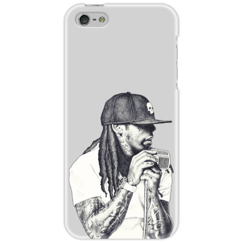 Заказать чехол для iPhone 5/5S в Москве. Чехол для iPhone 5 Lil Wayne  от 22nd City - готовые дизайны и нанесение принтов.