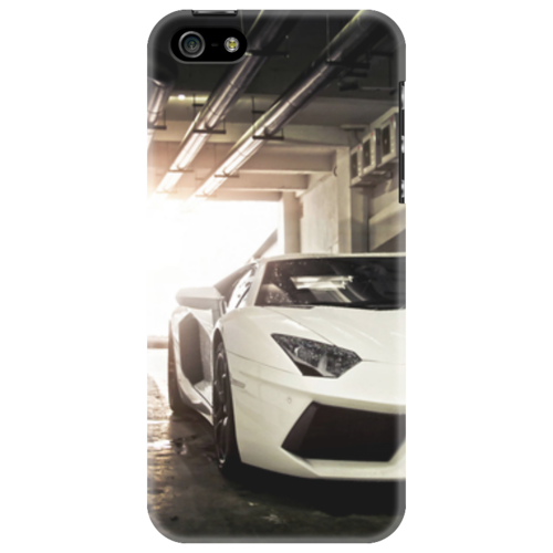 Заказать чехол для iPhone 5/5S в Москве. Чехол для iPhone 5 Lamborghini Aventador от soboleva1509 - готовые дизайны и нанесение принтов.