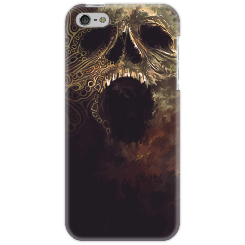 Заказать чехол для iPhone 5/5S в Москве. Чехол для iPhone 5 Череп от scoopysmith - готовые дизайны и нанесение принтов.