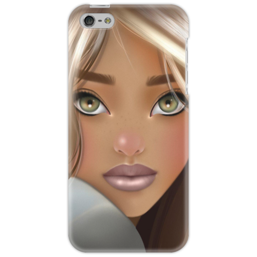 Заказать чехол для iPhone 5/5S в Москве. Чехол для iPhone 5 Baby Face от Катя Тайгер - готовые дизайны и нанесение принтов.