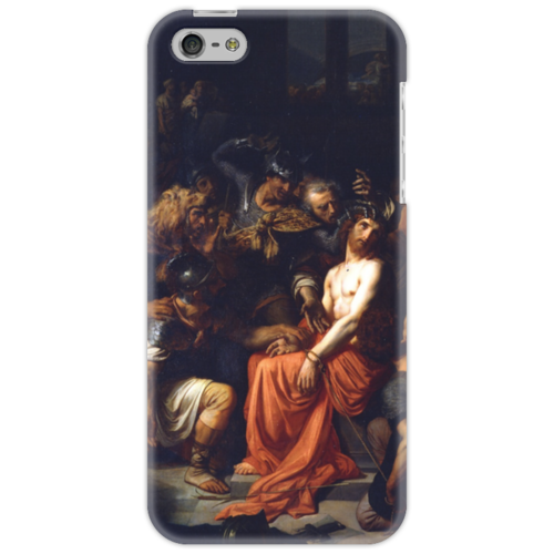 Заказать чехол для iPhone 5/5S в Москве. Чехол для iPhone 5 Поругание Христа (Картина Кабанеля) от trend - готовые дизайны и нанесение принтов.
