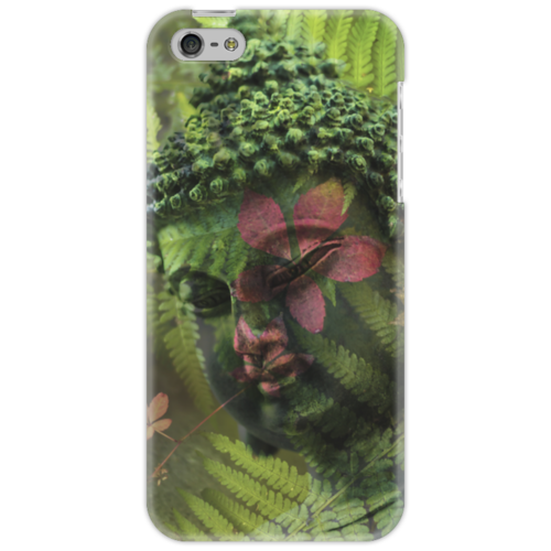 Заказать чехол для iPhone 5/5S в Москве. Чехол для iPhone 5 Будда  от Аня Лукьянова - готовые дизайны и нанесение принтов.