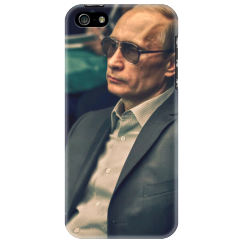 Заказать чехол для iPhone 5/5S в Москве. Чехол для iPhone 5 Vladimir Vladimirovich Putin от vasebala - готовые дизайны и нанесение принтов.