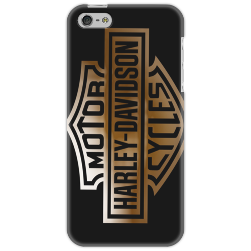 Заказать чехол для iPhone 5/5S в Москве. Чехол для iPhone 5 Harley-Davidson от Alex Monterra - готовые дизайны и нанесение принтов.