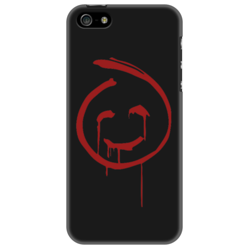 Заказать чехол для iPhone 5/5S в Москве. Чехол для iPhone 5 Смайлик Кровавый Джон (Менталист) от maks - готовые дизайны и нанесение принтов.