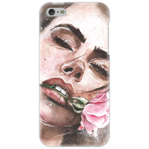 Заказать чехол для iPhone 5/5S в Москве. Чехол для iPhone 5 Томная  от ann_karma@mail.ru - готовые дизайны и нанесение принтов.