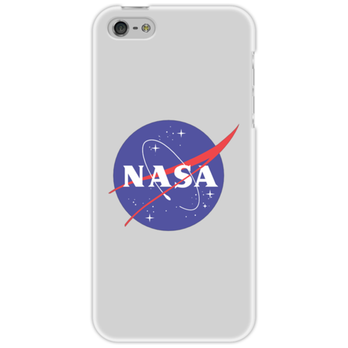 Заказать чехол для iPhone 5/5S в Москве. Чехол для iPhone 5 NASA | НАСА от The Spaceway  - готовые дизайны и нанесение принтов.