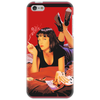 Заказать чехол для iPhone 5/5S в Москве. Чехол для iPhone 5 Pulp Fiction (Ума Турман) от Аня Лукьянова - готовые дизайны и нанесение принтов.