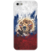 Заказать чехол для iPhone 5/5S в Москве. Чехол для iPhone 5 Русский Медведь от tutik_mutik@mail.ru - готовые дизайны и нанесение принтов.