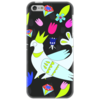 Заказать чехол для iPhone 5/5S в Москве. Чехол для iPhone 5 Курица-королева от Asparagus Lab + Masha Saunders - готовые дизайны и нанесение принтов.