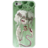Заказать чехол для iPhone 5/5S в Москве. Чехол для iPhone 5 Девушка с яблоком (зомби) от Илья Щеблецов - готовые дизайны и нанесение принтов.