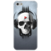 Заказать чехол для iPhone 5/5S в Москве. Чехол для iPhone 5 Череп от Media M  - готовые дизайны и нанесение принтов.