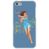 Заказать чехол для iPhone 5/5S в Москве. Чехол для iPhone 5 Девушка с теннисной ракеткой от Shdomon - готовые дизайны и нанесение принтов.