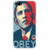 Заказать чехол для iPhone 5/5S в Москве. Чехол для iPhone 5 Obey Obama от teleport - готовые дизайны и нанесение принтов.