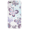 Заказать чехол для iPhone 5/5S в Москве. Чехол для iPhone 5 Фиолетовые бабочки от weeert - готовые дизайны и нанесение принтов.